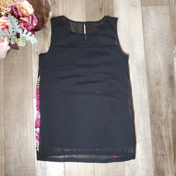 INC International Concepts Stitched Floral Tank Top Size Small EUC - Picture 3 of 15